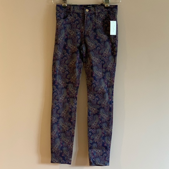 J Brand Paisley Super Skinny Jeans - Picture 4 of 9